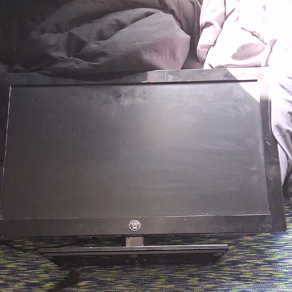 Black Flat Screen Monitor